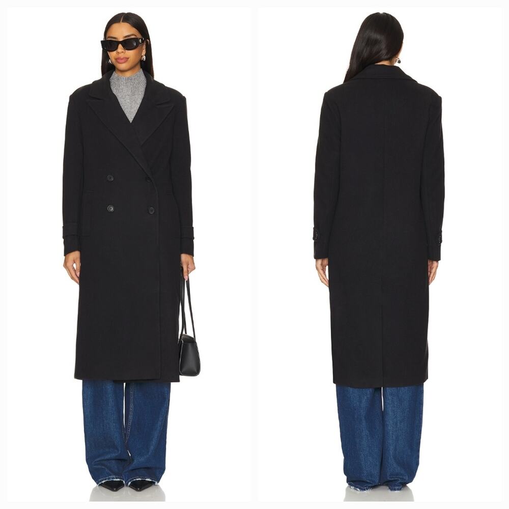 Steve Madden Prince Coat in Black